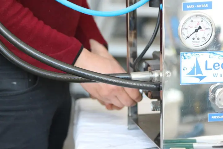 Watermaker yüksek basınç hattı bağlantısı
